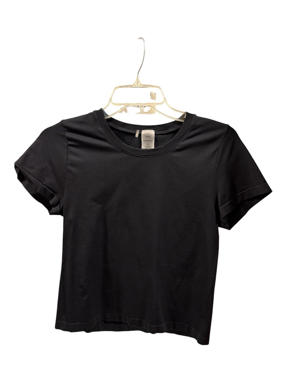 Aritzia Black Short Sleeve Crew Tee